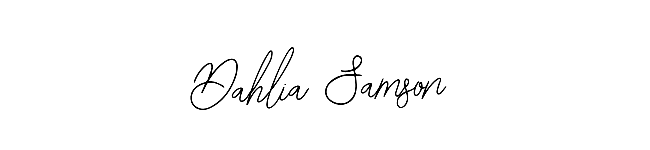 Also You can easily find your signature by using the search form. We will create Dahlia Samson name handwritten signature images for you free of cost using Bearetta-2O07w sign style. Dahlia Samson signature style 12 images and pictures png