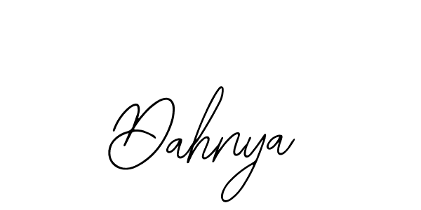 Design your own signature with our free online signature maker. With this signature software, you can create a handwritten (Bearetta-2O07w) signature for name Dahnya. Dahnya signature style 12 images and pictures png