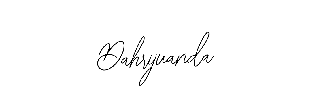 The best way (Bearetta-2O07w) to make a short signature is to pick only two or three words in your name. The name Dahrijuanda include a total of six letters. For converting this name. Dahrijuanda signature style 12 images and pictures png