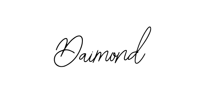 How to make Daimond signature? Bearetta-2O07w is a professional autograph style. Create handwritten signature for Daimond name. Daimond signature style 12 images and pictures png
