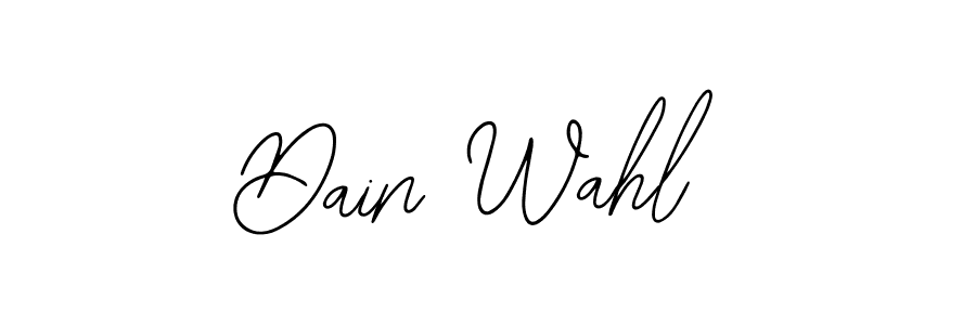 if you are searching for the best signature style for your name Dain Wahl. so please give up your signature search. here we have designed multiple signature styles  using Bearetta-2O07w. Dain Wahl signature style 12 images and pictures png