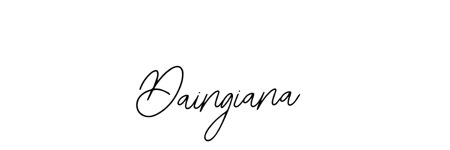 How to make Daingiana signature? Bearetta-2O07w is a professional autograph style. Create handwritten signature for Daingiana name. Daingiana signature style 12 images and pictures png