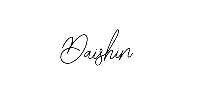 How to make Daishin signature? Bearetta-2O07w is a professional autograph style. Create handwritten signature for Daishin name. Daishin signature style 12 images and pictures png