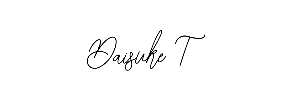 Also we have Daisuke T name is the best signature style. Create professional handwritten signature collection using Bearetta-2O07w autograph style. Daisuke T signature style 12 images and pictures png