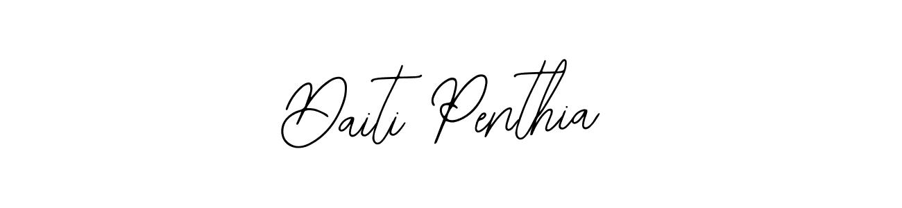 Make a beautiful signature design for name Daiti Penthia. With this signature (Bearetta-2O07w) style, you can create a handwritten signature for free. Daiti Penthia signature style 12 images and pictures png