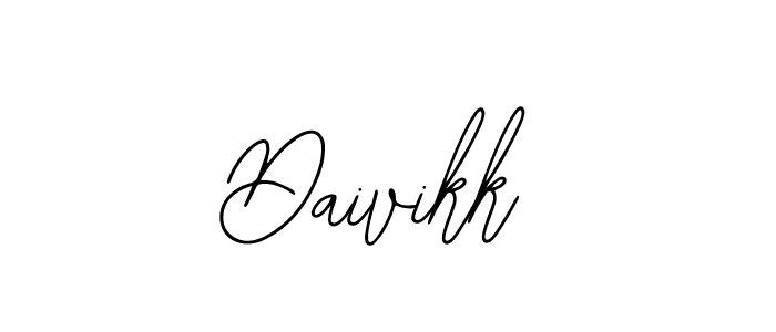 Also we have Daivikk name is the best signature style. Create professional handwritten signature collection using Bearetta-2O07w autograph style. Daivikk signature style 12 images and pictures png