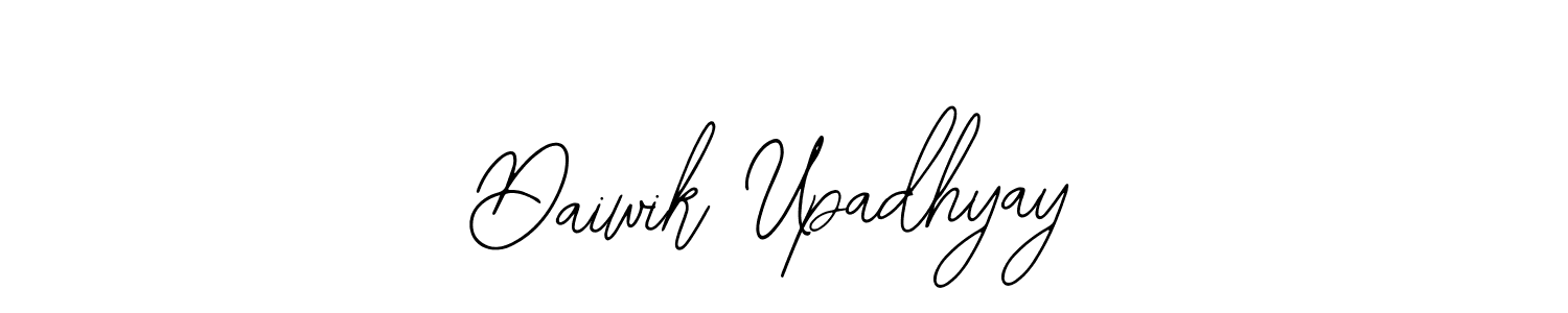 Use a signature maker to create a handwritten signature online. With this signature software, you can design (Bearetta-2O07w) your own signature for name Daiwik Upadhyay. Daiwik Upadhyay signature style 12 images and pictures png