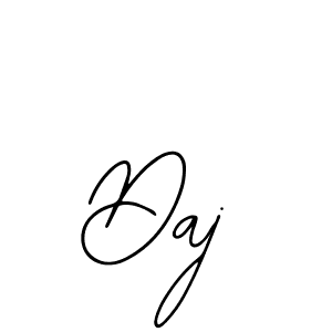 You should practise on your own different ways (Bearetta-2O07w) to write your name (Daj) in signature. don't let someone else do it for you. Daj signature style 12 images and pictures png