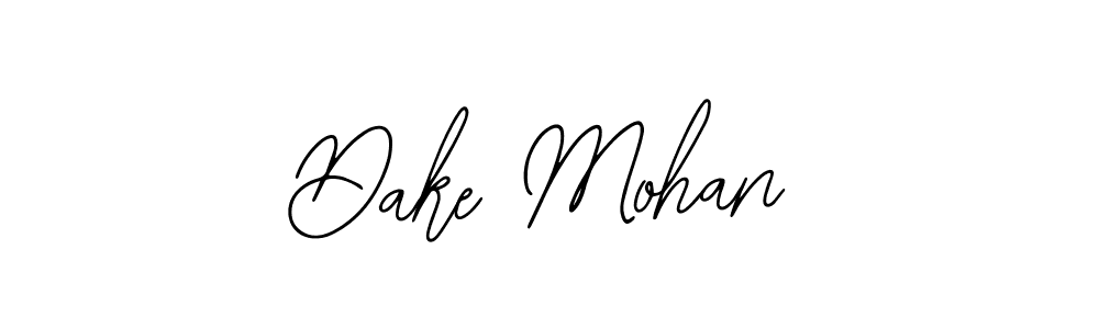 Use a signature maker to create a handwritten signature online. With this signature software, you can design (Bearetta-2O07w) your own signature for name Dake Mohan. Dake Mohan signature style 12 images and pictures png