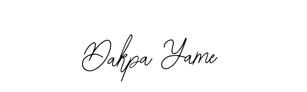 Make a short Dakpa Yame signature style. Manage your documents anywhere anytime using Bearetta-2O07w. Create and add eSignatures, submit forms, share and send files easily. Dakpa Yame signature style 12 images and pictures png