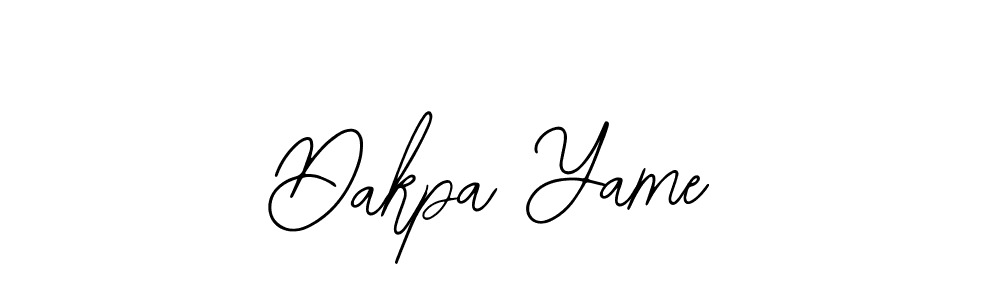 Dakpa Yame stylish signature style. Best Handwritten Sign (Bearetta-2O07w) for my name. Handwritten Signature Collection Ideas for my name Dakpa Yame. Dakpa Yame signature style 12 images and pictures png