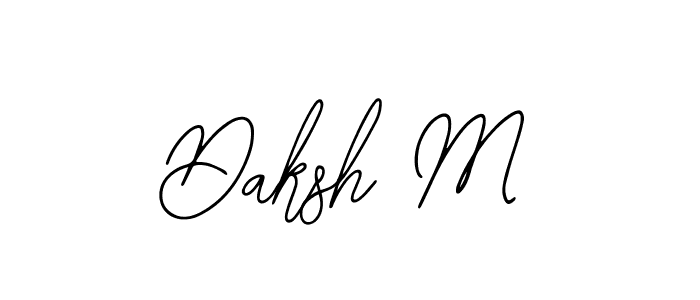 Make a beautiful signature design for name Daksh M. Use this online signature maker to create a handwritten signature for free. Daksh M signature style 12 images and pictures png