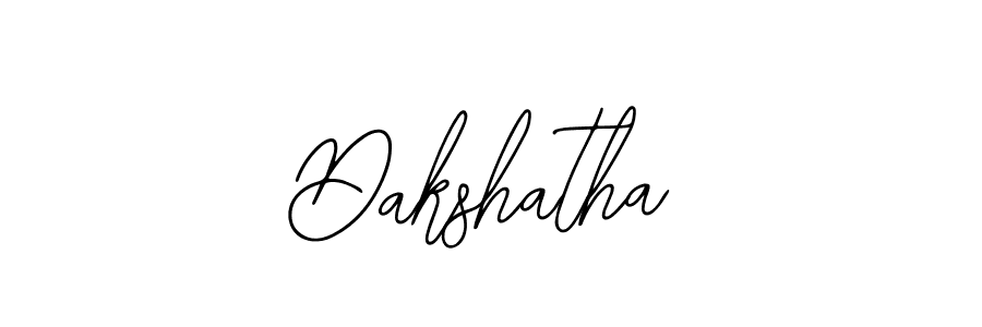 How to make Dakshatha name signature. Use Bearetta-2O07w style for creating short signs online. This is the latest handwritten sign. Dakshatha signature style 12 images and pictures png