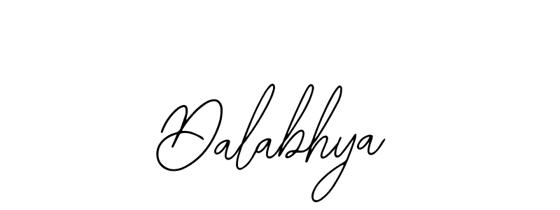 How to make Dalabhya signature? Bearetta-2O07w is a professional autograph style. Create handwritten signature for Dalabhya name. Dalabhya signature style 12 images and pictures png