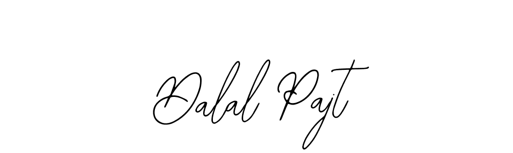 This is the best signature style for the Dalal Pajt name. Also you like these signature font (Bearetta-2O07w). Mix name signature. Dalal Pajt signature style 12 images and pictures png