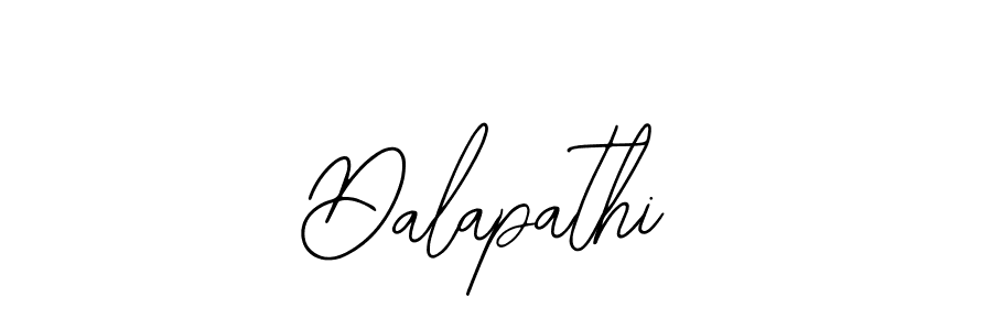 Design your own signature with our free online signature maker. With this signature software, you can create a handwritten (Bearetta-2O07w) signature for name Dalapathi. Dalapathi signature style 12 images and pictures png