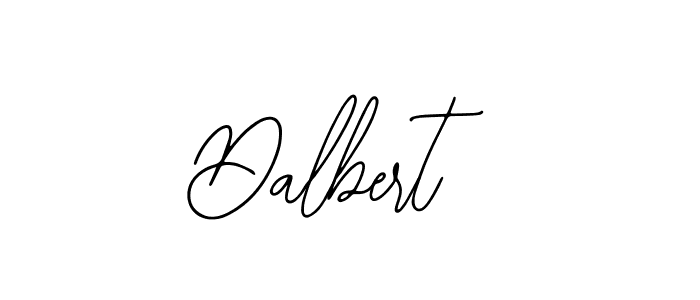 Design your own signature with our free online signature maker. With this signature software, you can create a handwritten (Bearetta-2O07w) signature for name Dalbert. Dalbert signature style 12 images and pictures png