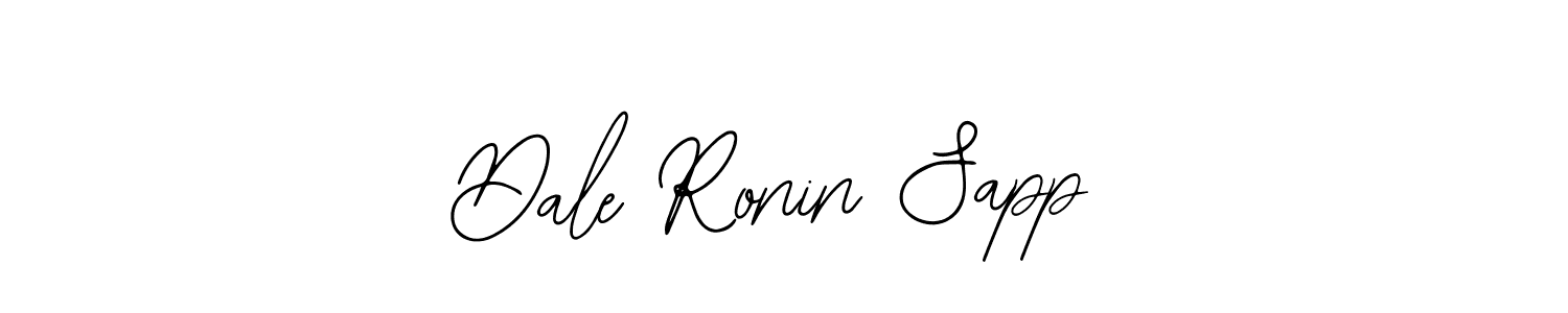 Also You can easily find your signature by using the search form. We will create Dale Ronin Sapp name handwritten signature images for you free of cost using Bearetta-2O07w sign style. Dale Ronin Sapp signature style 12 images and pictures png
