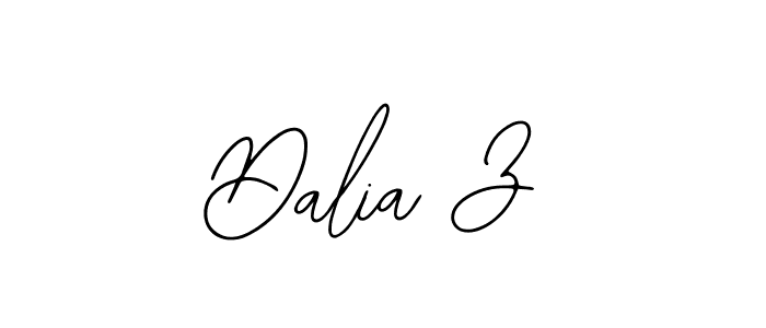 Bearetta-2O07w is a professional signature style that is perfect for those who want to add a touch of class to their signature. It is also a great choice for those who want to make their signature more unique. Get Dalia Z name to fancy signature for free. Dalia Z signature style 12 images and pictures png
