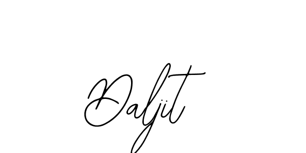 How to make Daljit signature? Bearetta-2O07w is a professional autograph style. Create handwritten signature for Daljit name. Daljit signature style 12 images and pictures png