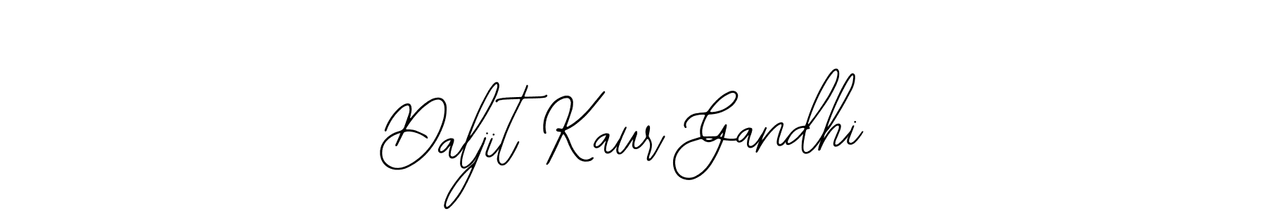 Make a beautiful signature design for name Daljit Kaur Gandhi. With this signature (Bearetta-2O07w) style, you can create a handwritten signature for free. Daljit Kaur Gandhi signature style 12 images and pictures png