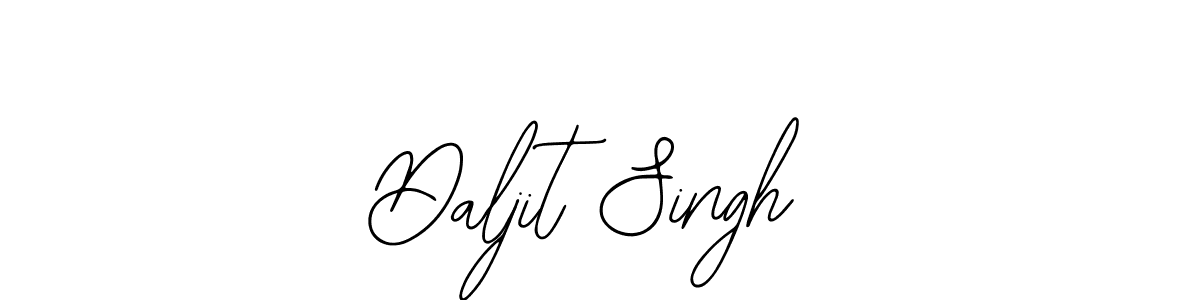 How to make Daljit Singh name signature. Use Bearetta-2O07w style for creating short signs online. This is the latest handwritten sign. Daljit Singh signature style 12 images and pictures png