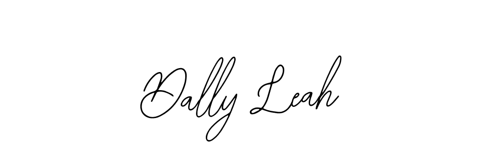 Use a signature maker to create a handwritten signature online. With this signature software, you can design (Bearetta-2O07w) your own signature for name Dally Leah. Dally Leah signature style 12 images and pictures png