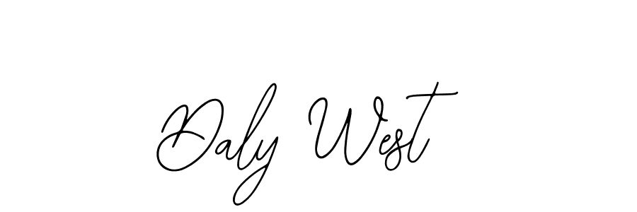 The best way (Bearetta-2O07w) to make a short signature is to pick only two or three words in your name. The name Daly West include a total of six letters. For converting this name. Daly West signature style 12 images and pictures png