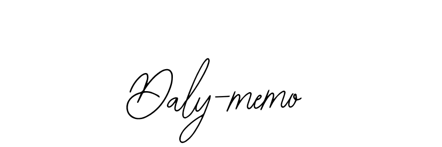 How to make Daly-memo signature? Bearetta-2O07w is a professional autograph style. Create handwritten signature for Daly-memo name. Daly-memo signature style 12 images and pictures png