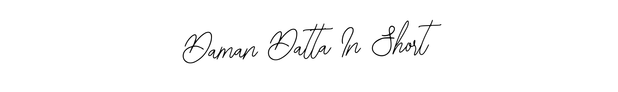 Also we have Daman Datta In Short name is the best signature style. Create professional handwritten signature collection using Bearetta-2O07w autograph style. Daman Datta In Short signature style 12 images and pictures png