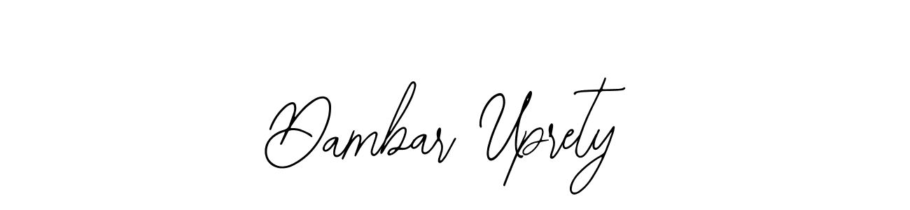 if you are searching for the best signature style for your name Dambar Uprety. so please give up your signature search. here we have designed multiple signature styles  using Bearetta-2O07w. Dambar Uprety signature style 12 images and pictures png
