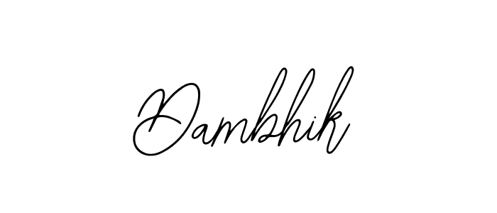 Make a short Dambhik signature style. Manage your documents anywhere anytime using Bearetta-2O07w. Create and add eSignatures, submit forms, share and send files easily. Dambhik signature style 12 images and pictures png