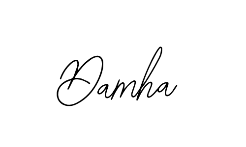 Make a beautiful signature design for name Damha. With this signature (Bearetta-2O07w) style, you can create a handwritten signature for free. Damha signature style 12 images and pictures png