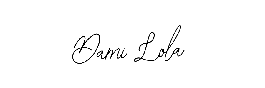 Dami Lola stylish signature style. Best Handwritten Sign (Bearetta-2O07w) for my name. Handwritten Signature Collection Ideas for my name Dami Lola. Dami Lola signature style 12 images and pictures png