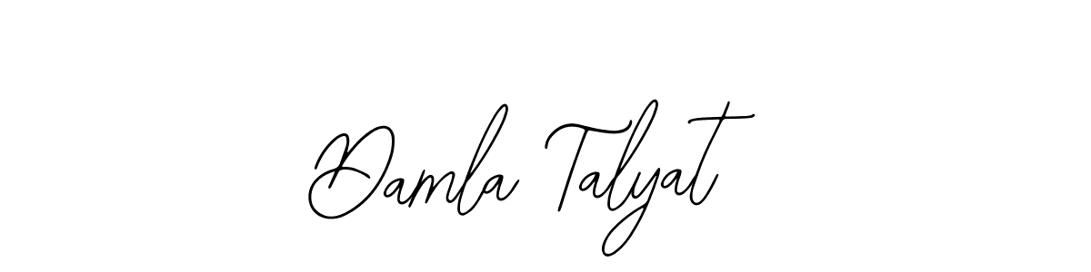 Design your own signature with our free online signature maker. With this signature software, you can create a handwritten (Bearetta-2O07w) signature for name Damla Talyat. Damla Talyat signature style 12 images and pictures png
