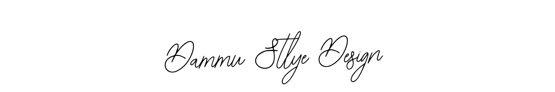 Create a beautiful signature design for name Dammu Stlye Design. With this signature (Bearetta-2O07w) fonts, you can make a handwritten signature for free. Dammu Stlye Design signature style 12 images and pictures png