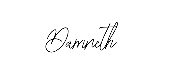 if you are searching for the best signature style for your name Damneth. so please give up your signature search. here we have designed multiple signature styles  using Bearetta-2O07w. Damneth signature style 12 images and pictures png