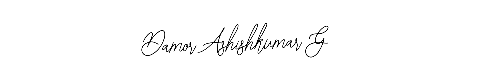 Design your own signature with our free online signature maker. With this signature software, you can create a handwritten (Bearetta-2O07w) signature for name Damor Ashishkumar G. Damor Ashishkumar G signature style 12 images and pictures png