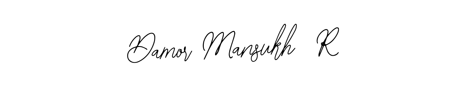 Use a signature maker to create a handwritten signature online. With this signature software, you can design (Bearetta-2O07w) your own signature for name Damor Mansukh  R. Damor Mansukh  R signature style 12 images and pictures png