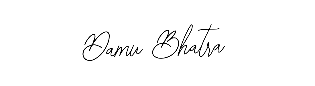 Design your own signature with our free online signature maker. With this signature software, you can create a handwritten (Bearetta-2O07w) signature for name Damu Bhatra. Damu Bhatra signature style 12 images and pictures png