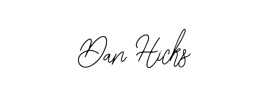 How to make Dan Hicks name signature. Use Bearetta-2O07w style for creating short signs online. This is the latest handwritten sign. Dan Hicks signature style 12 images and pictures png