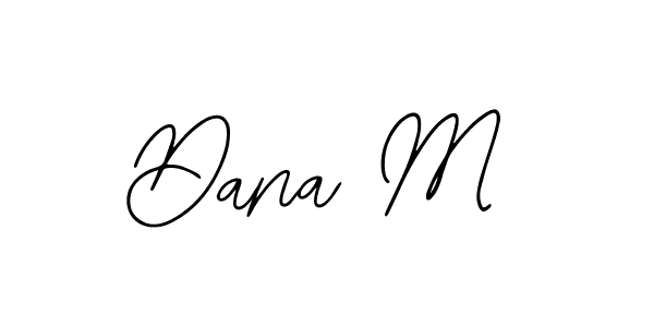 How to make Dana M name signature. Use Bearetta-2O07w style for creating short signs online. This is the latest handwritten sign. Dana M signature style 12 images and pictures png