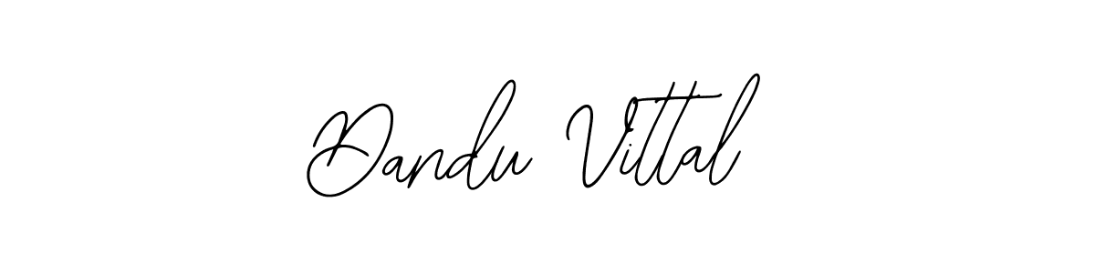 How to make Dandu Vittal name signature. Use Bearetta-2O07w style for creating short signs online. This is the latest handwritten sign. Dandu Vittal signature style 12 images and pictures png