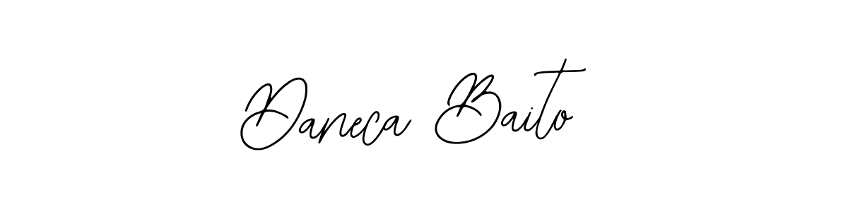 Use a signature maker to create a handwritten signature online. With this signature software, you can design (Bearetta-2O07w) your own signature for name Daneca Baito. Daneca Baito signature style 12 images and pictures png