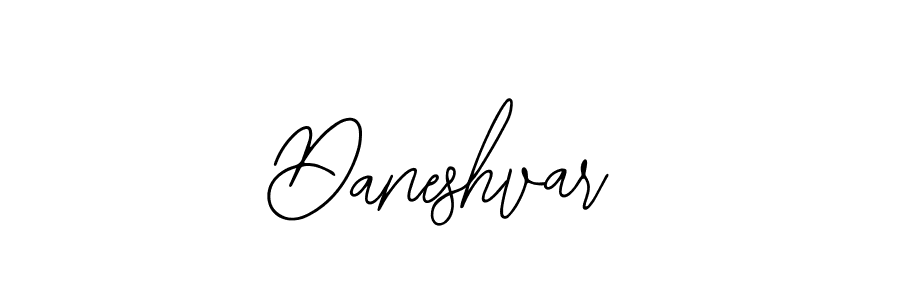 How to make Daneshvar name signature. Use Bearetta-2O07w style for creating short signs online. This is the latest handwritten sign. Daneshvar signature style 12 images and pictures png