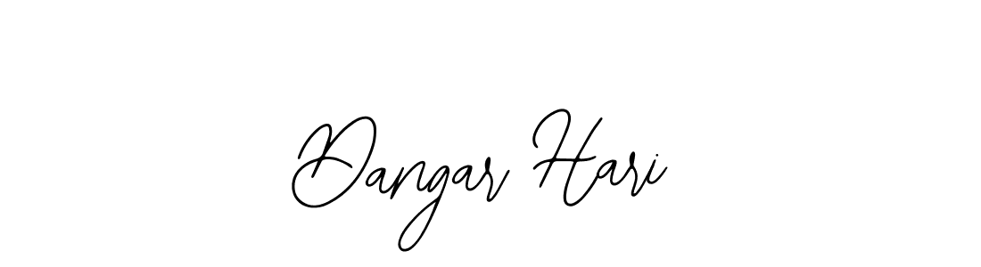 Design your own signature with our free online signature maker. With this signature software, you can create a handwritten (Bearetta-2O07w) signature for name Dangar Hari. Dangar Hari signature style 12 images and pictures png