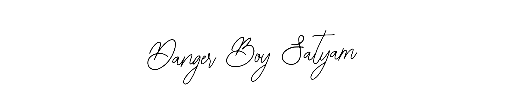 You should practise on your own different ways (Bearetta-2O07w) to write your name (Danger Boy Satyam) in signature. don't let someone else do it for you. Danger Boy Satyam signature style 12 images and pictures png