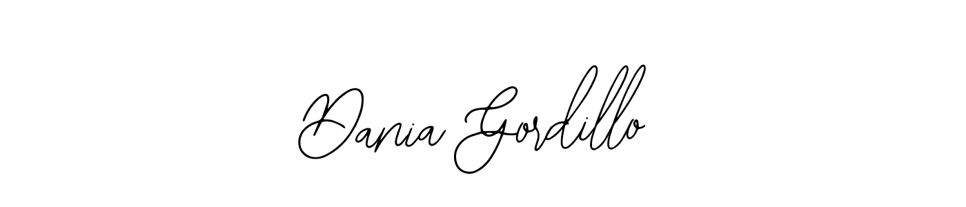 Make a beautiful signature design for name Dania Gordillo. Use this online signature maker to create a handwritten signature for free. Dania Gordillo signature style 12 images and pictures png