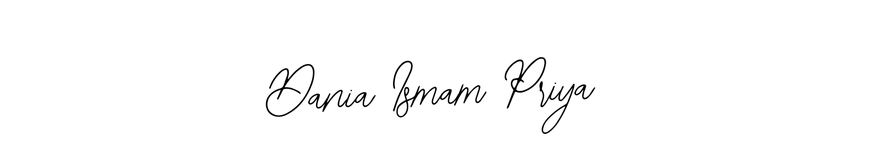 Dania Ismam Priya stylish signature style. Best Handwritten Sign (Bearetta-2O07w) for my name. Handwritten Signature Collection Ideas for my name Dania Ismam Priya. Dania Ismam Priya signature style 12 images and pictures png
