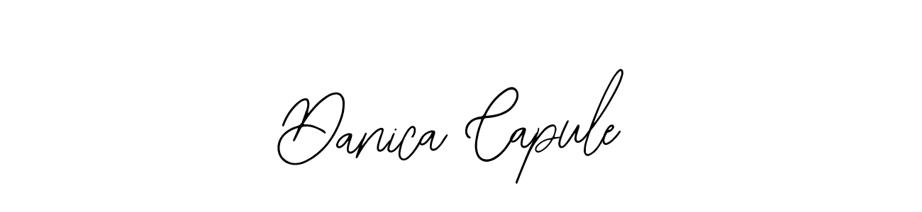 It looks lik you need a new signature style for name Danica Capule. Design unique handwritten (Bearetta-2O07w) signature with our free signature maker in just a few clicks. Danica Capule signature style 12 images and pictures png